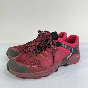 Inov 8 Women's Roclite 305 Running Trail Shoes US 9 Red Athletic Sneakers
